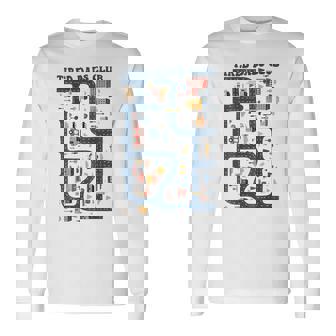 Dad Tired Dads Club Play Cars On Dad's Back On Back Long Sleeve T-Shirt | Mazezy