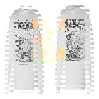 Dada Of The Wild One 1St Birthday Boy Safari Lover Long Sleeve T-Shirt - Thegiftio