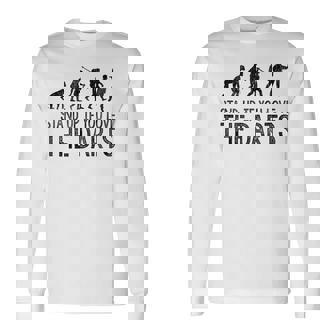 Darts ダーツプレイヤーのための男性ダーツギフト 長袖Tシャツ - Kawaiitshirt