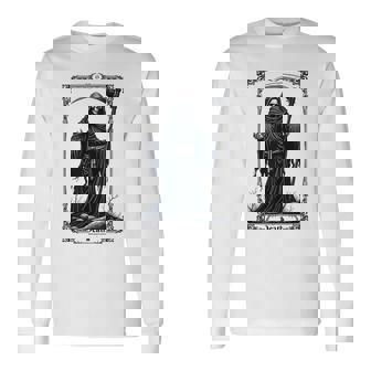 Death Tarot Card 13 Craft Gothic Reaper Aesthetic 長袖Tシャツ - Kawaiitshirt