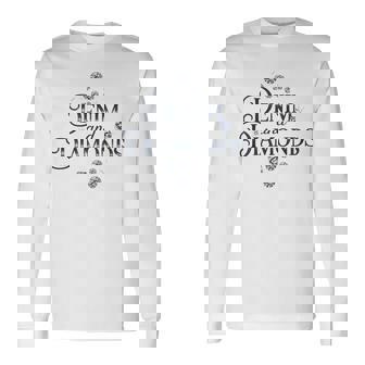 Denim And Diamonds For Ladies 2025 Denim With Diamonds Jeans Long Sleeve T-Shirt | Mazezy