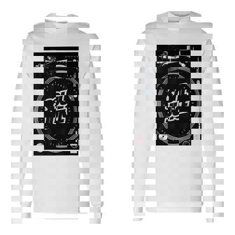 Dj ターンテーブル バトルレコードプレーヤー ディスク ジョッキー ミュージックディスコ 長袖Tシャツ - Kawaiitshirt