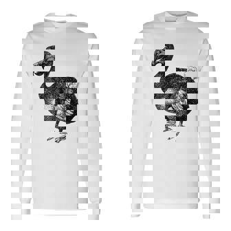 Dodo Bird 鳥類学 鳥 長袖Tシャツ - Kawaiitshirt