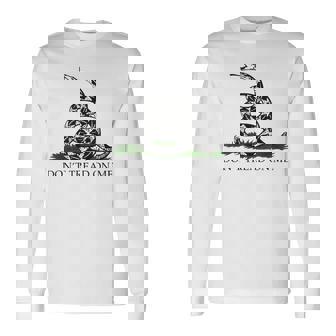 Don't' Tread On Me シャツ メンズ ガズデンフラッグ ブラック スネーク 長袖Tシャツ - Kawaiitshirt