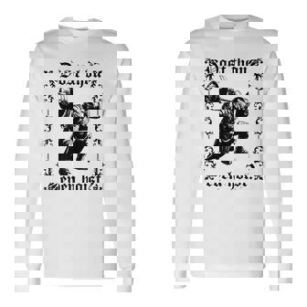 Dost Thou Even Hoist Gym Meme Medieval Gym Long Sleeve T-Shirt | Mazezy