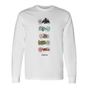 Dreamworks Dragons Dragon Color Class Long Sleeve T-Shirt - Thegiftio UK