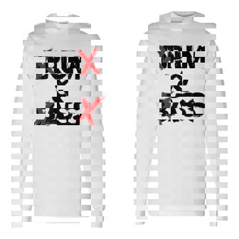 Drum And Bass Rum & Ass 長袖Tシャツ - Kawaiitshirt