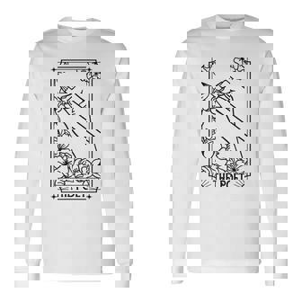 El Poeta Tarot Card Poesía Literatura Autor Escritor Poema Camiseta de manga larga - Regaloses