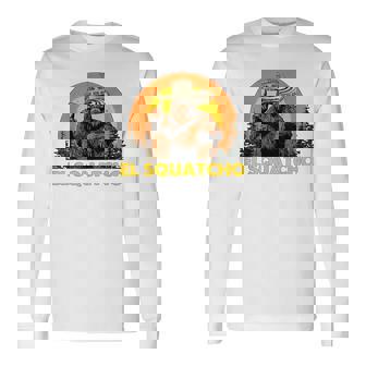 Elquatcho 面白いシンコ・デ・マヨ ビッグフット サスカッチ 長袖Tシャツ - Kawaiitshirt