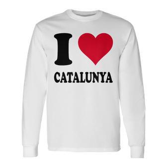 Me Encanta Catalunya Camiseta de manga larga - Regaloses
