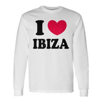 Me Encanta Ibiza Camiseta de manga larga - Regaloses