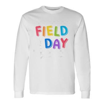 Field Day Green Team Game Competition Obstacle Course Fun Long Sleeve T-Shirt - Thegiftio UK