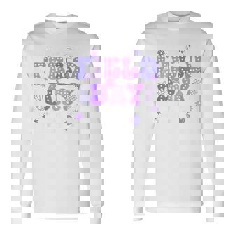 Field Day Purple Team Color Field Trip Team Game Competition Long Sleeve T-Shirt | Mazezy