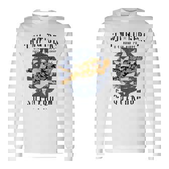 Flying Tigersquadron 第二次世界大戦ヴィンテージ記章 バックプリント 長袖Tシャツ - Kawaiitshirt