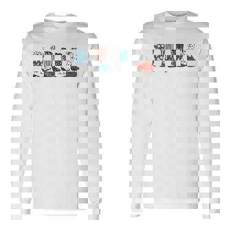 Fourth Of July 4Th Of July Western Cowboy Boots Cowgirl Long Sleeve T-Shirt | Mazezy