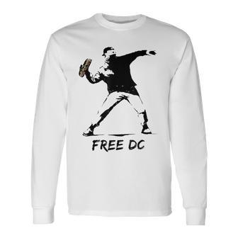 Free Throwing Sandwich Dc Sub Sandwich Meme Long Sleeve T-Shirt - Thegiftio UK