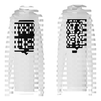 Fuera De La Oficina -Acaciones Yiajes Camiseta de manga larga - Regaloses