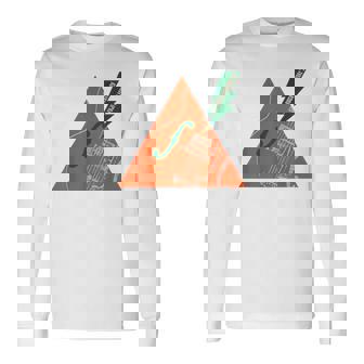 Fuji Rock 25 Triangle Amazon Limited Color Navy 長袖Tシャツ - Kawaiitshirt