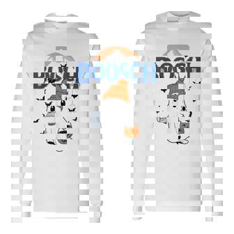 Boo Ghost Halloween Beer Drinking Spooky Season Men Long Sleeve T-Shirt | Mazezy