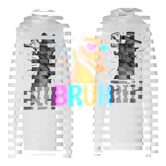 Capybara Gamer Meme Cool Gaming Humor Animal Lover 長袖tシャツ 長袖Tシャツ - Kawaiitshirt