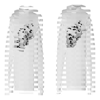 Dice Costume Carnival Player Carnival Fun Decoration Langarmshirts - Seseable