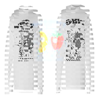 Pride Support Your Fruity Friend Lgbtg Gay Lesbian Long Sleeve T-Shirt - Monsterry