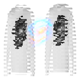 Galaxy Backprint 長袖Tシャツ - Kawaiitshirt