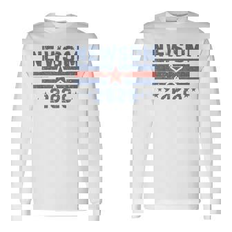 Gavin Newsom 2028 For President Election Campaign Long Sleeve T-Shirt | Mazezy