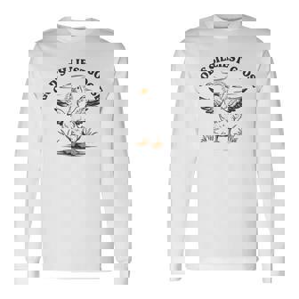 God Silliest Goose Joke Saying Silly Pun Humor Vintage Long Sleeve T-Shirt - Monsterry