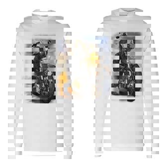 Gorilla ライディングチョッパー オートバイ 長袖Tシャツ - Kawaiitshirt