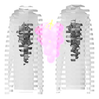 Grapes 葡萄 コスチューム シャツ 長袖Tシャツ - Kawaiitshirt