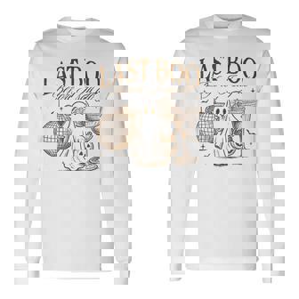 Halloween Bachelorette Bride To Be Last Boo Before I Say Do Long Sleeve T-Shirt - Seseable