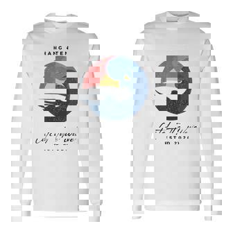Hang 10 Catch The Waves サーフボード サーフ サーフィン 長袖Tシャツ - Kawaiitshirt
