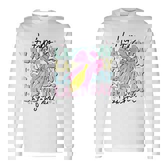Happy Last Day Of School Coquette Bow End Of School Year Long Sleeve T-Shirt | Mazezy