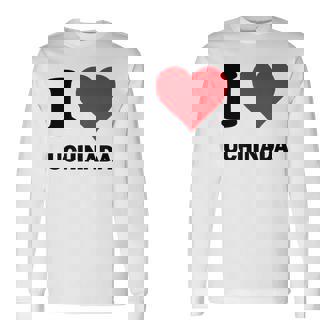 I Heart 内田ジャパンラブ 日本土産 長袖Tシャツ - Kawaiitshirt