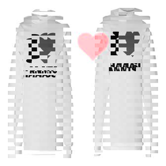 I Heart 浜松 Japan Love 日本土産 長袖Tシャツ - Kawaiitshirt