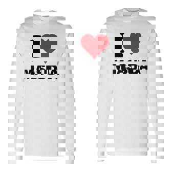 I Heart 益田ジャパンラブ 日本のお土産品 長袖Tシャツ - Kawaiitshirt