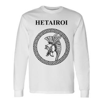 Hetairoi Companion Caballería Alejandro El Grande Camiseta de manga larga - Regaloses