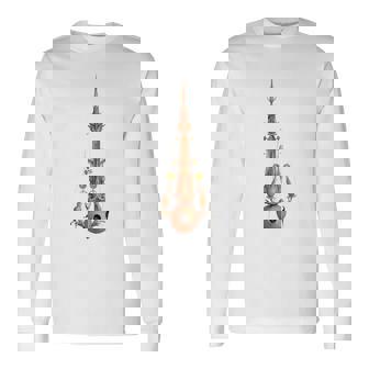 Hieronymus Bosch 生命の塔 地上の喜びの庭 長袖Tシャツ - Kawaiitshirt