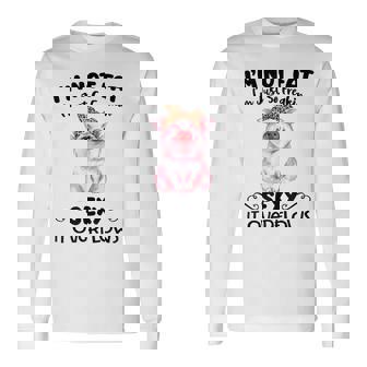 I'm Not Fat シャツ 長袖Tシャツ - Kawaiitshirt