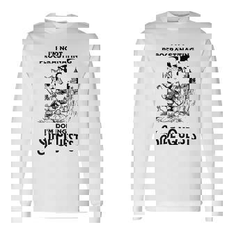 I'm Not Procrastinating I'm Doing Side Quests Rpg Gamer Cat Long Sleeve T-Shirt | Mazezy