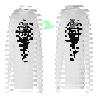 Inscryption ダンシング魔法使いホラーカードゲーム ハロウィン 怖い 長袖Tシャツ - Kawaiitshirt