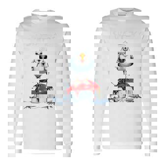 Is Wattaying I Northea Light Buoyeagull Fun 長袖Tシャツ - Kawaiitshirt