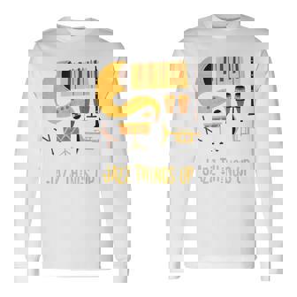 Jazz Things Up ヴィンテージジャズミュージック 長袖Tシャツ - Kawaiitshirt