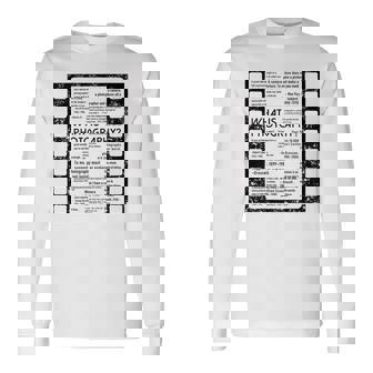 Kenko ひとことシリーズ「偉人のひとこと」［背面デザイン］ 長袖Tシャツ - Kawaiitshirt