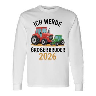 Kinder Großer Bruder 2026 Ich Werde Großer Bruder Langarmshirts - Geschenkecke