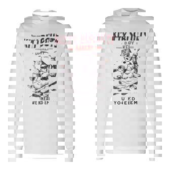 Kitty Biscuits Bakery Long Sleeve T-Shirt | Mazezy