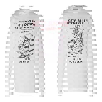 Kitty Biscuits We Knead Em You Need Em Cat Lover Baking Long Sleeve T-Shirt | Mazezy