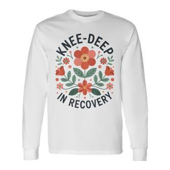 Knee Replacement Recovery Knee Surgery Recovery Long Sleeve T-Shirt - Thegiftio UK