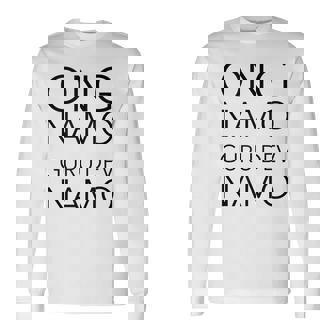 Kundalin Yoga Mantra Ong Namo Guru Dev Namo Langarmshirts - Geschenkecke